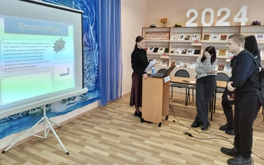 Кулебакские школьники приняли участие в интеллектуальном квесте «Маршрут избирателя»